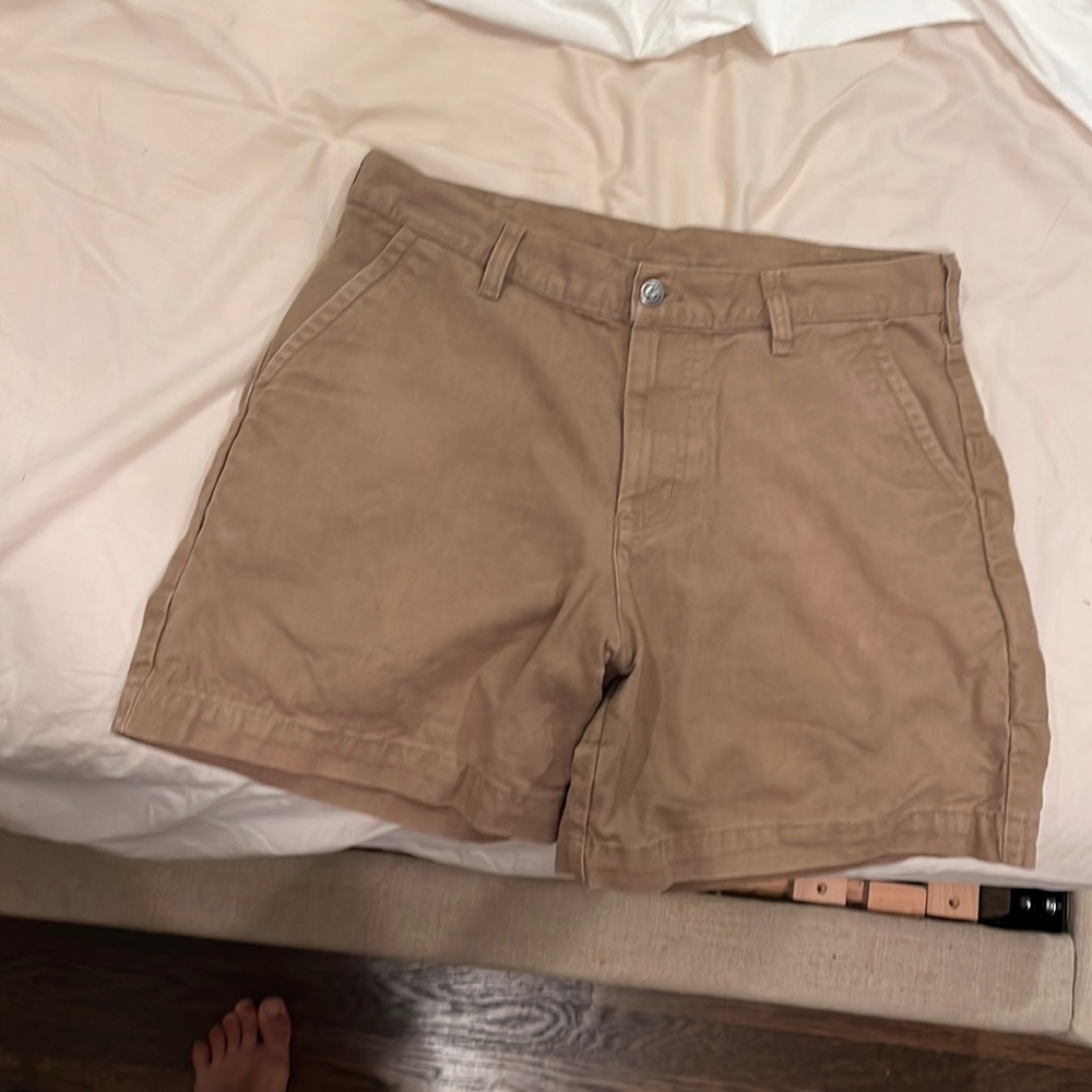Patagonia standup shorts. 34 waist, 7in inseam. Brown. Good condition